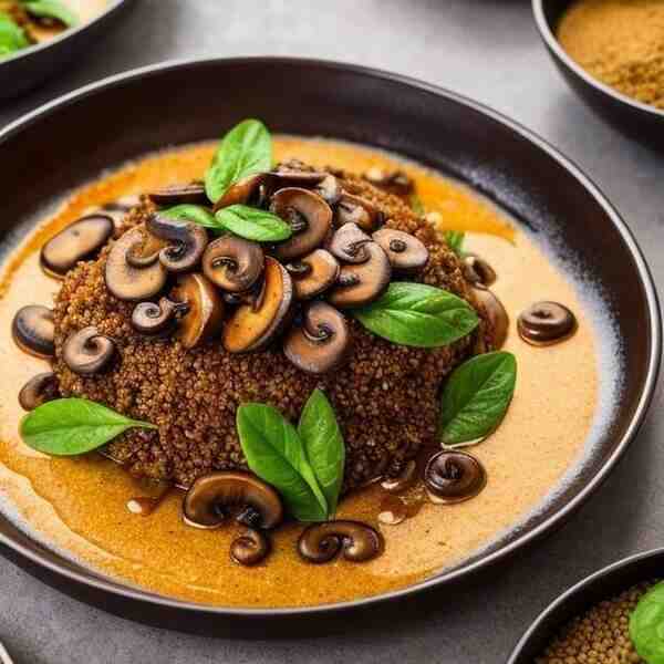 Кундюмы с грибами и пшеном
